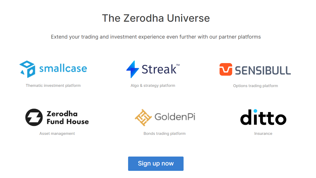 Zerodha Stock Trading Demat Account