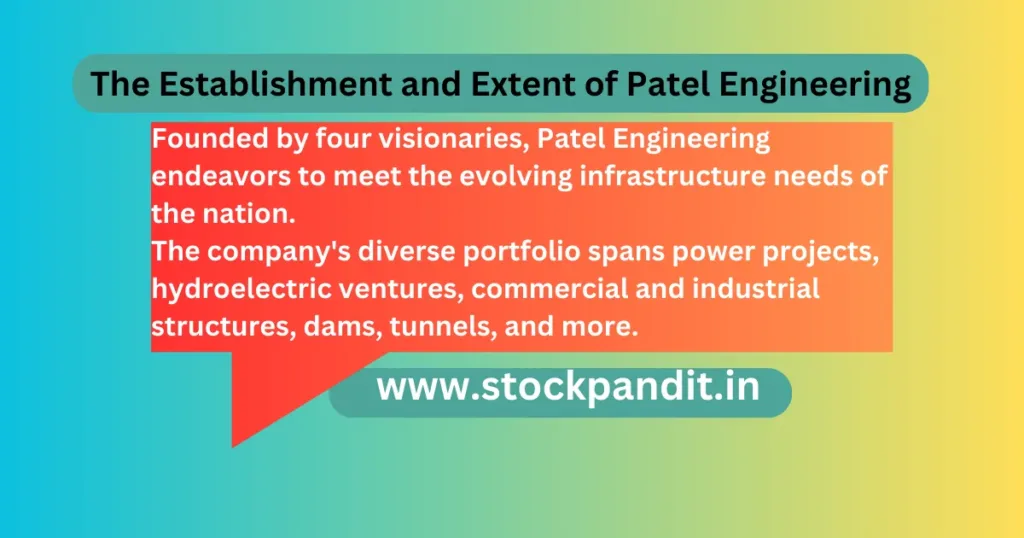 The Establishment and Extent of Patel Engineering